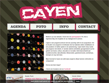 Tablet Screenshot of cayen.nl